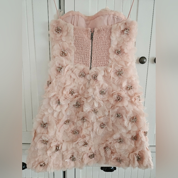 Alice + Olivia Pink Floral Mini Dress - Picture 6 of 9